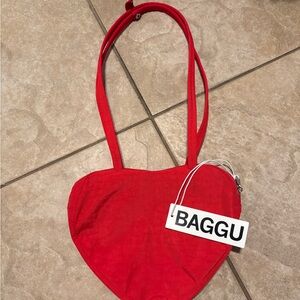 Baggu Red Heart-Shaped Bag